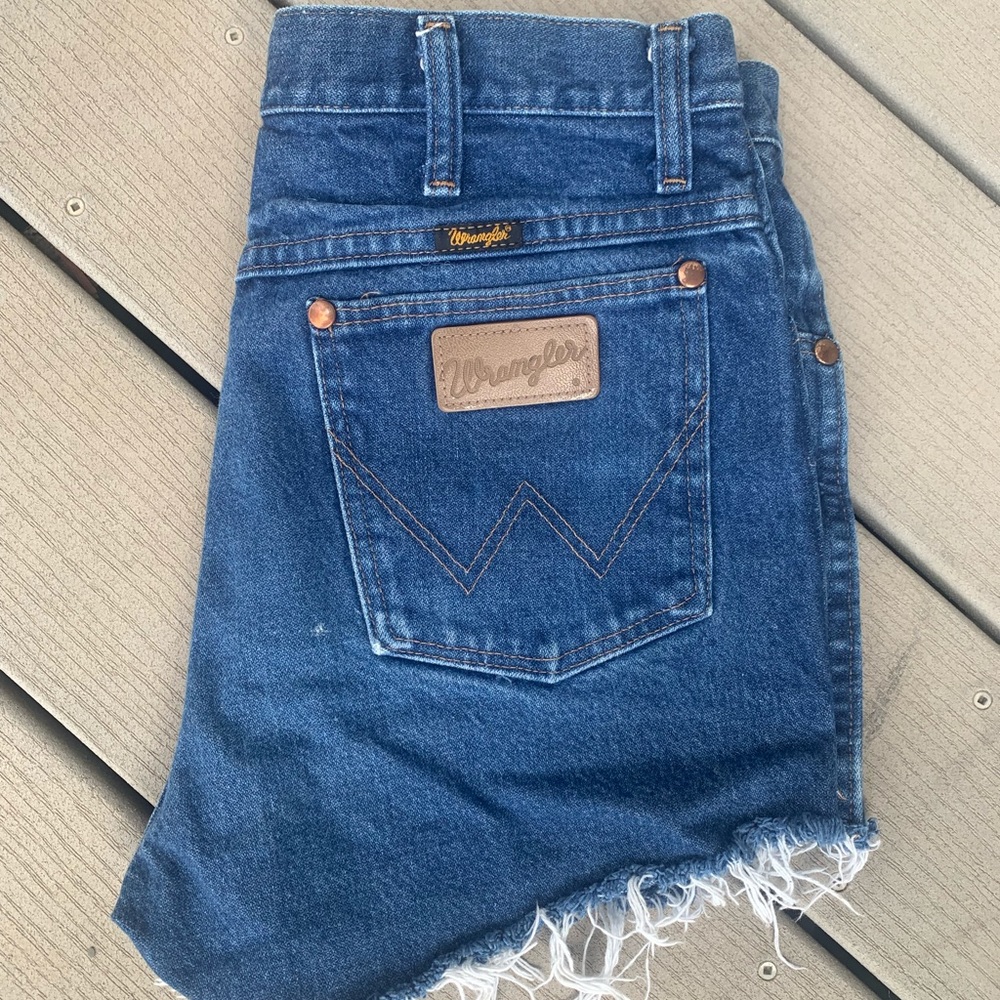 Wrangler cut offs!